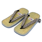 Japanese Setta Sandals Tatami Insole/w Wave Pattern Strap  | H926 5L