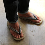 Japanese Setta Sandals Malay Grass Insole/w Wave Strap | H726